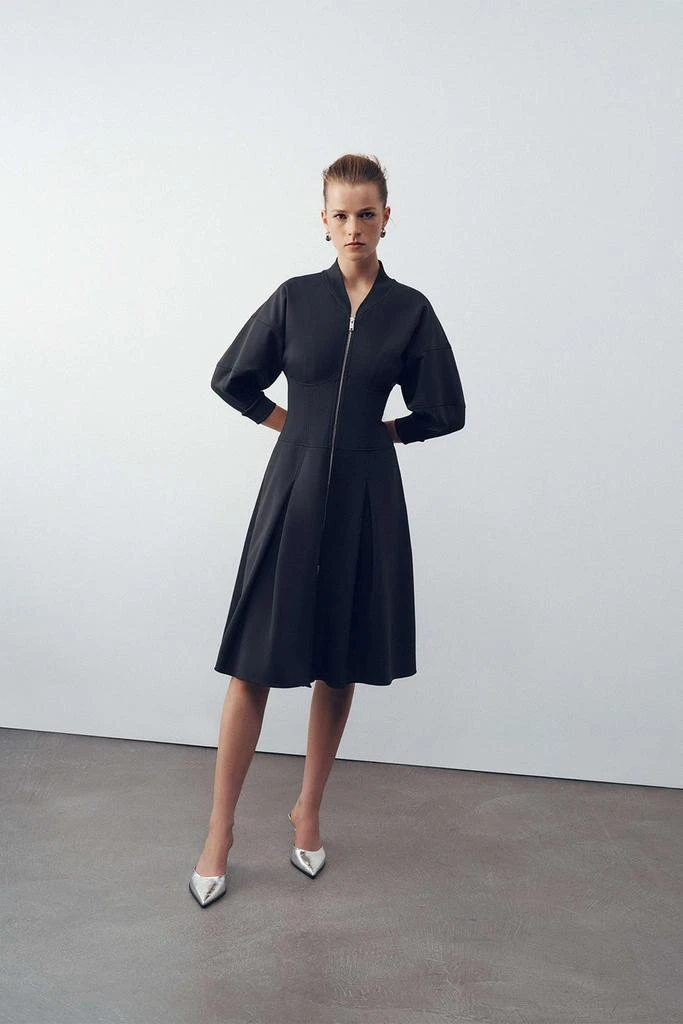 Nocturne Midi Zipper Dress 3