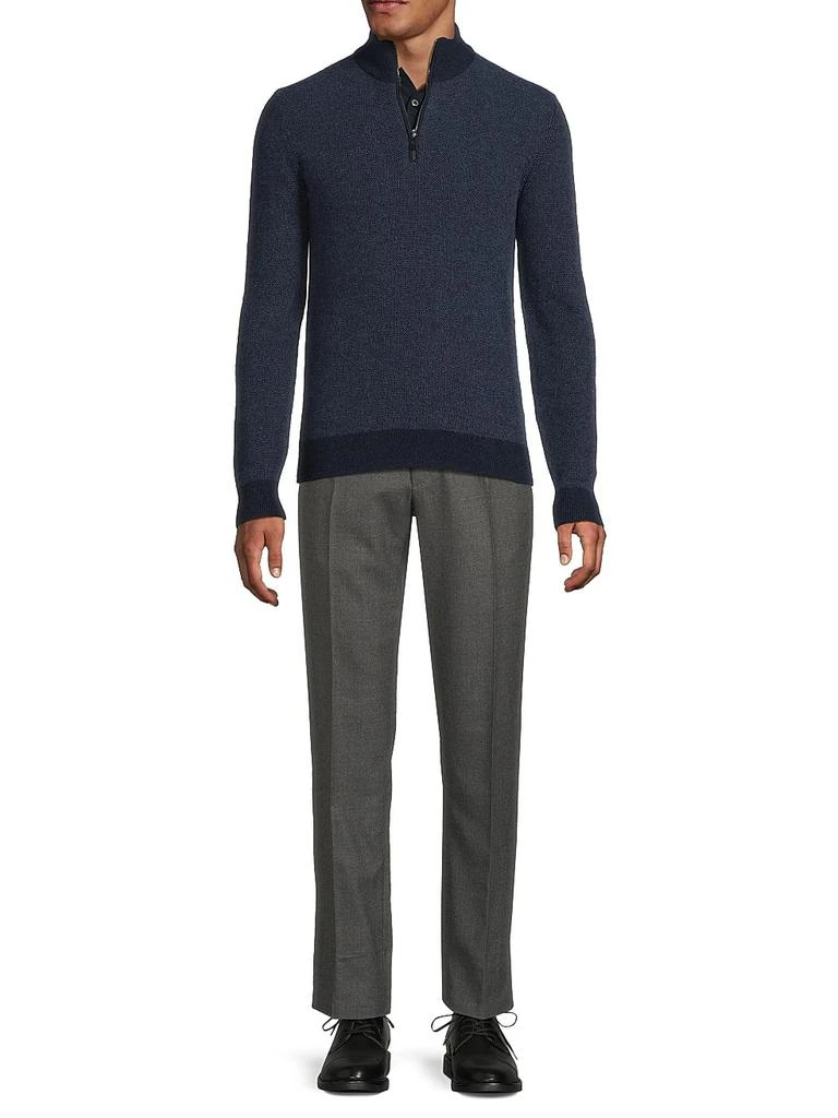 Ralph Lauren Cashmere Birdseye Half-Zip Sweater 2