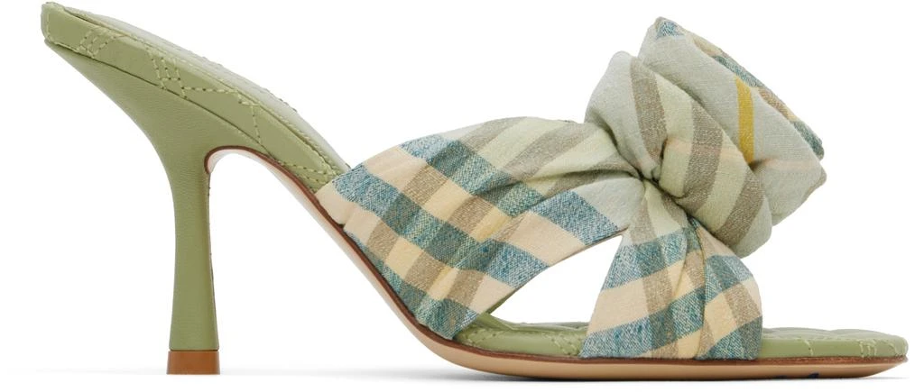 Burberry Beige and Green Sandals 264BE2B2-A1F1-46F3-A4E1-  main image 3