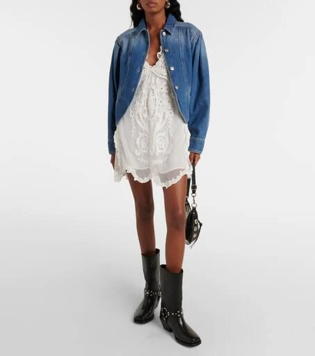 Isabel Marant Ademe leather cowboy boots 2