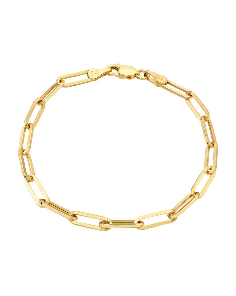 Zoe Lev 14k Gold Large Paper Clip Chain Bracelet