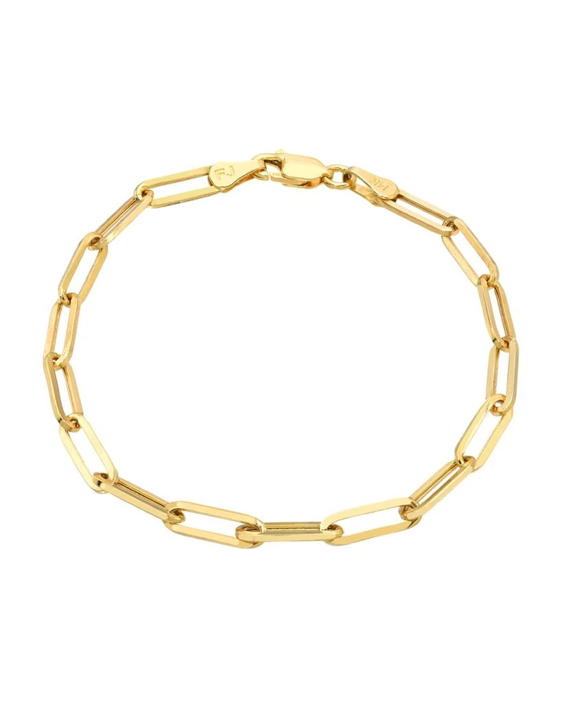 Zoe Lev Jewelry 14k Gold Large Paper Clip Chain Bracelet 1