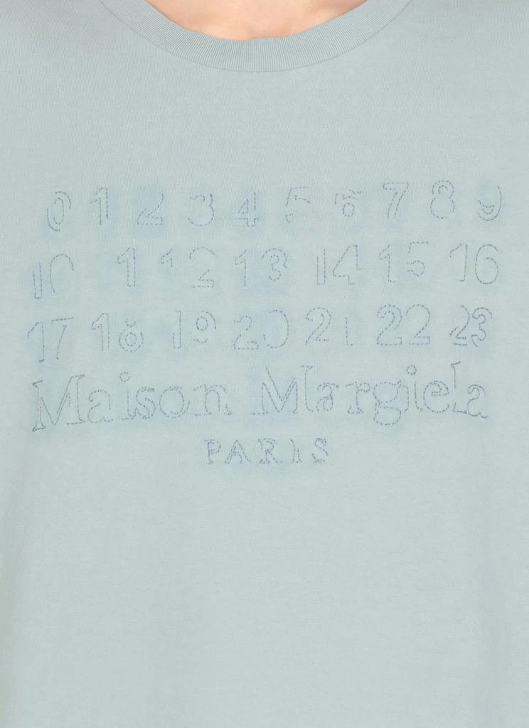 MAISON MARGIELA Maison Margiela Numbers-Motif Crewneck T-Shirt 5