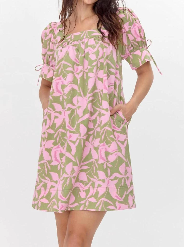 Greylin Greylin - Vienna Print Square Neck Mini Dress 4