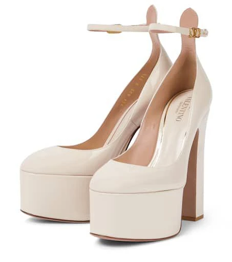 Valentino Tan-Go patent leather platform pumps 5