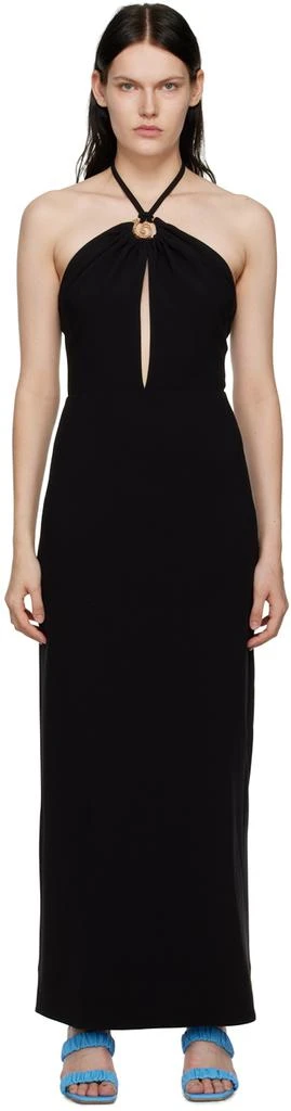 Staud Black Abigail Midi Dress 1