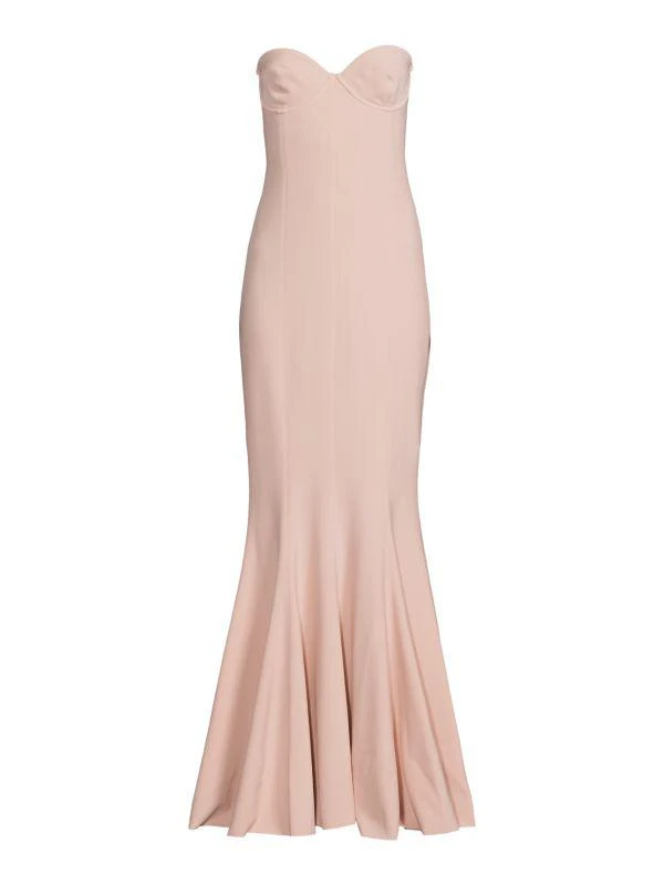 Norma Kamali Bonded Corset Sweetheart Mermaid Gown 3