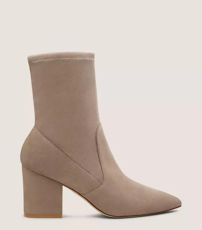Stuart Weitzman AVENUE 75 BLOCK SOCK BOOTIE 1