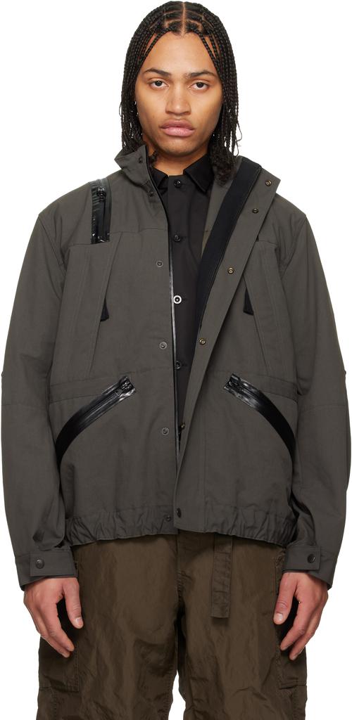 Sacai Wool Melton X Leather Blouson – On Sale Now with Up to 50