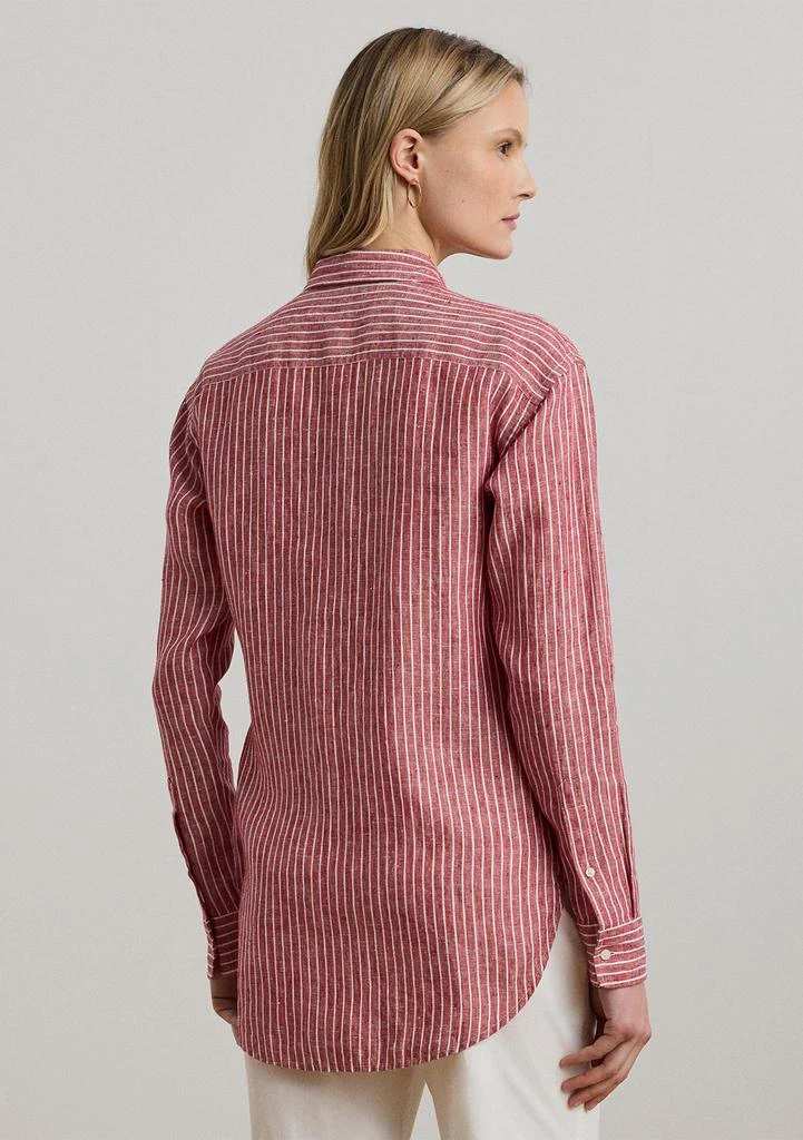 Ralph Lauren Women's Relaxed Fit Striped Linen Shirt 2
