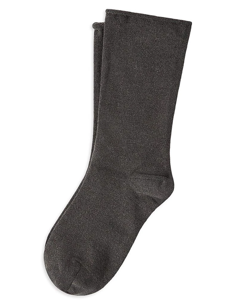 Brunello Cucinelli Cashmere and Silk Sparkling Knit Socks