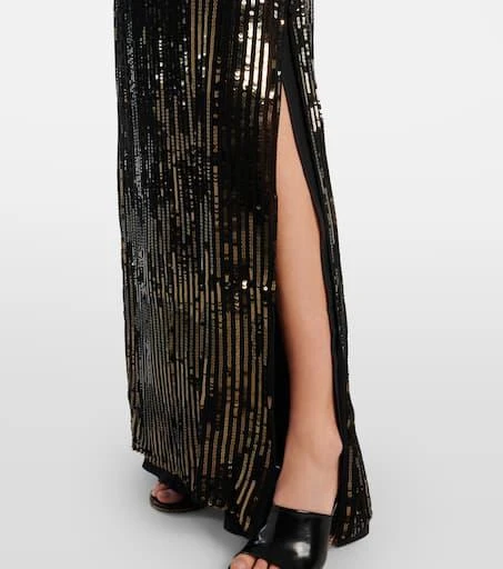 JOHANNA ORTIZ Sequined silk gown 6