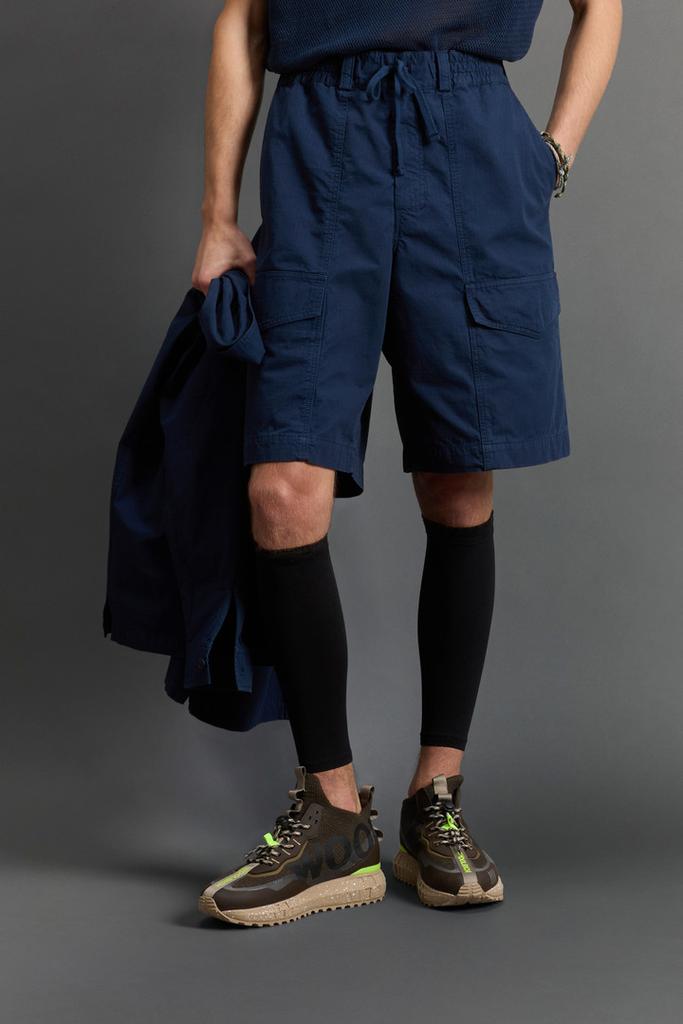 Woolrich Garment-Dyed Pure Cotton Ripstop Shorts by Todd Snyder - Men - Blue