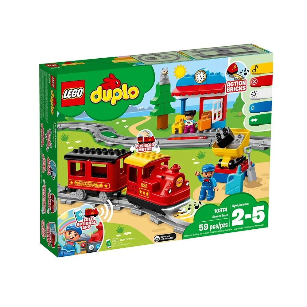 LEGO Duplo 10874 Town Steam Train Toy Building Set 4