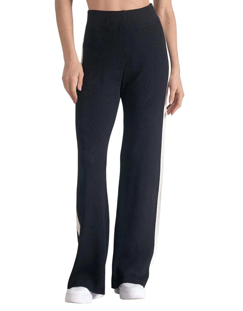 Elan Knit Track Pant In Black