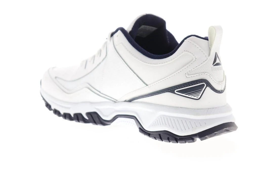 Reebok Men's Ridgerider Leather Sneaker In White Conavy 5