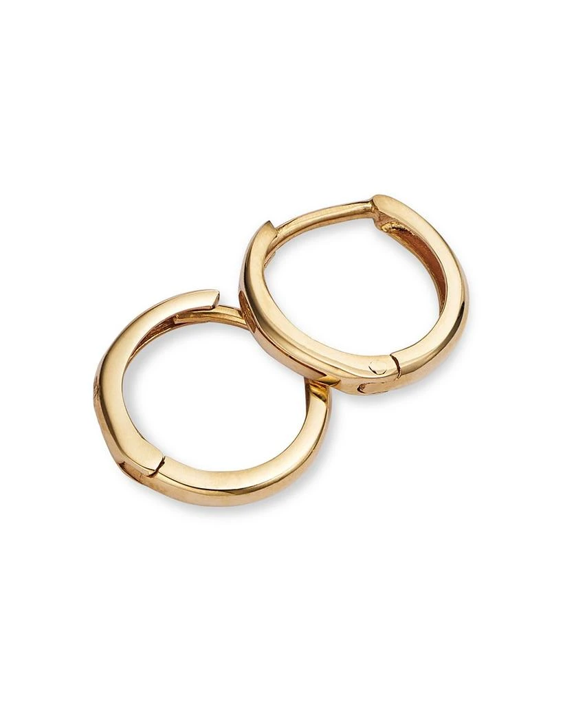 Moon & Meadow 14K Yellow Gold Extra Small Huggie Hoop Earrings 3