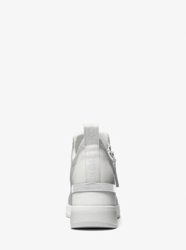 Michael Kors Willis Metallic Stretch Knit Trainer 3