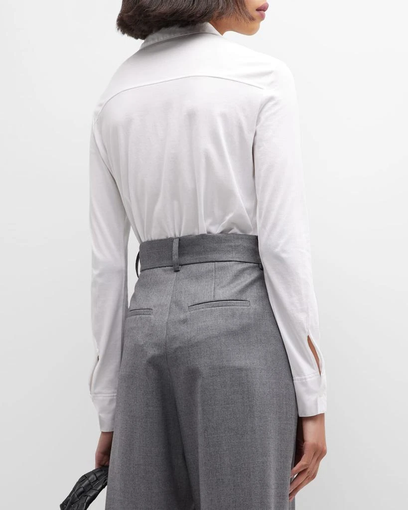 Theory Riduro Organic Cotton Button-Up Shirt 6