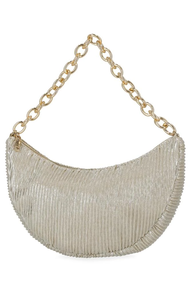 Jessica McClintock Maya Metallic Rib Shoulder Bag 6