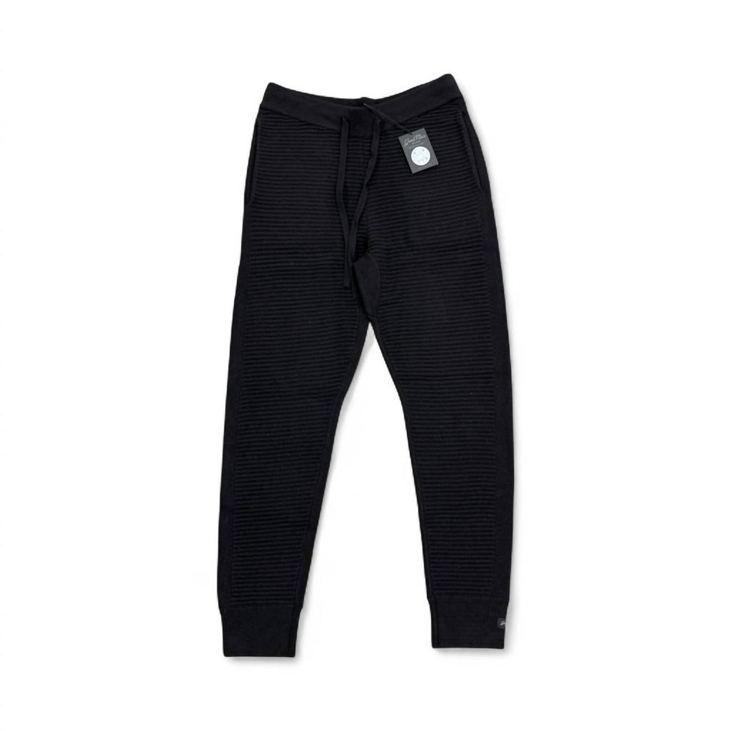 GoodMan Goodman - Men
s Ottoman Rib Jogger Pants