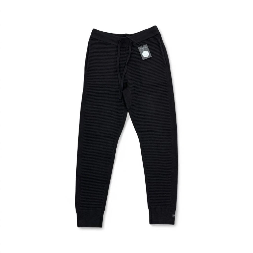 GoodMan Goodman - Men
s Ottoman Rib Jogger Pants 1