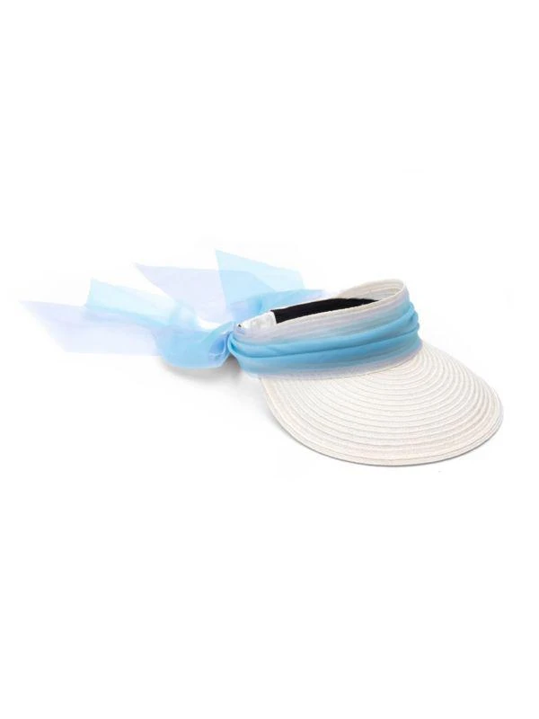 Eugenia Kim Ricky Organza Bow Visor 1