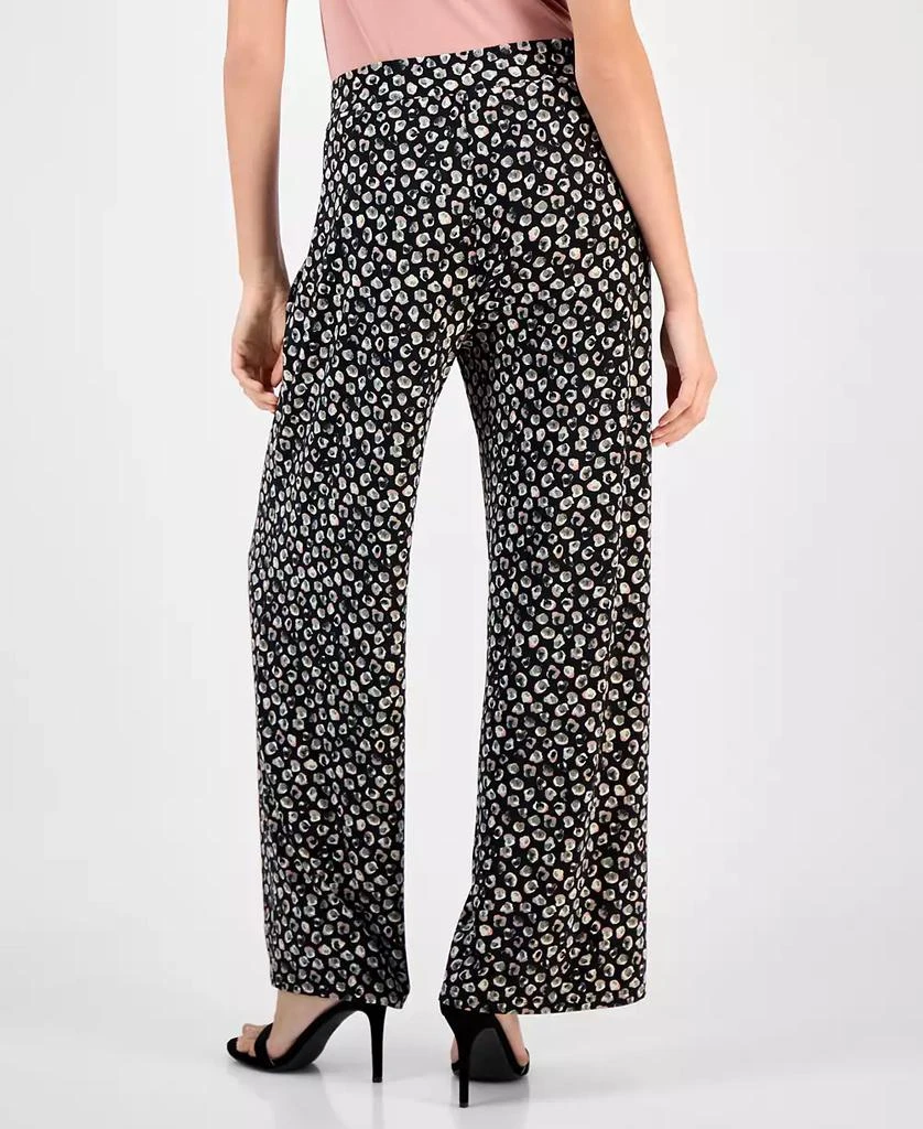 Kasper Women's Mid-Rise Wide-Leg Pull-On Pants 4