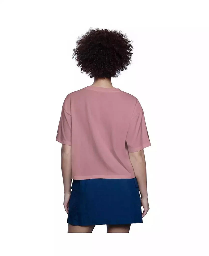 Starter Women's Pink San Francisco Giants Play the Ball Boxy Cropped T-Shirt 2