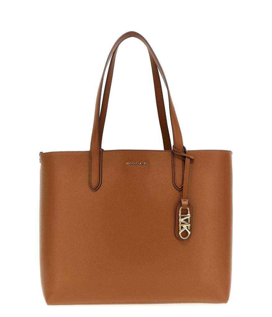 トートバッグ Michael Kors Camel leather extra-large Eliza shopping bag Eliza Extra-Large Pebbled Leather Reversible Tote Bag