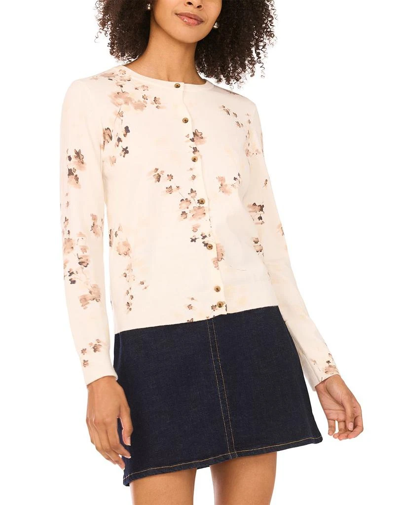 Vince Camuto Delicate Flower Cardigan 1