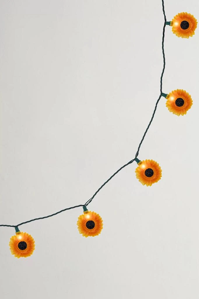 Urban Outfitters Sunflowers 6ft String Lights 4