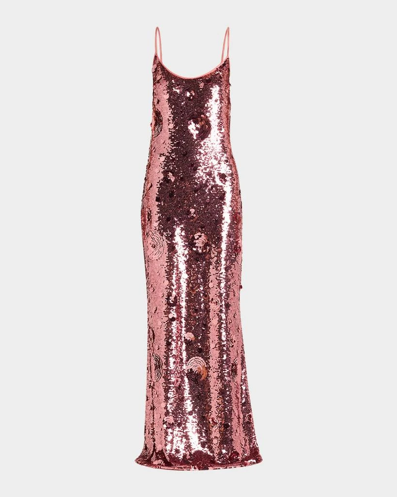 The New Arrivals by Ilkyaz Ozel Isis Sleeveless Sequin Column Gown