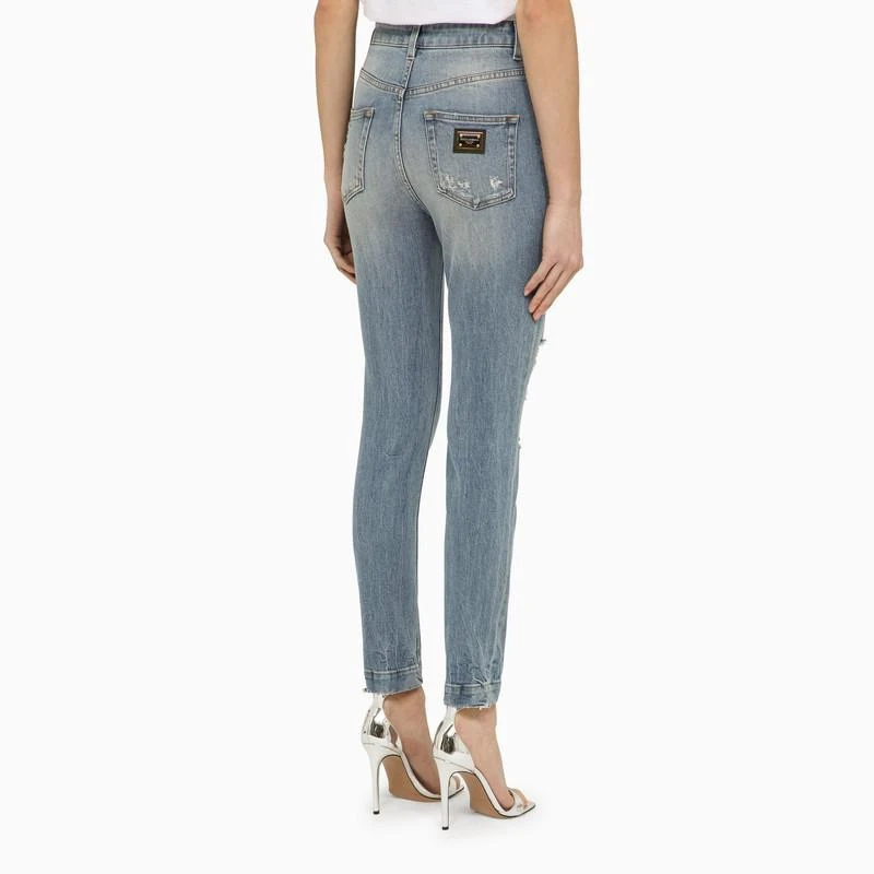 Dolce&Gabbana Audry denim skinny jeans with wear and tear 4