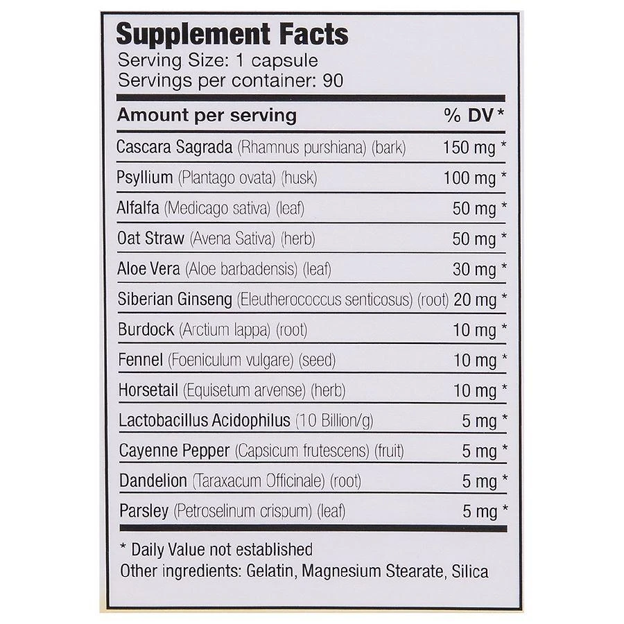 Sanar Naturals Colon Cleanser 2002 Dietary Supplement 450 mg Capsules 4