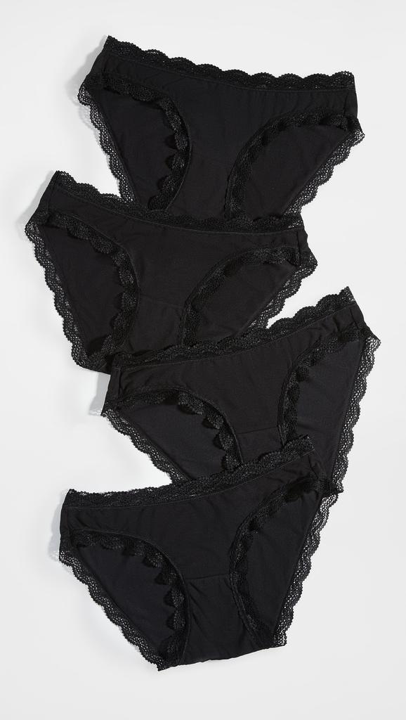 Stripe  Stare Bikini Briefs - 4 Pack