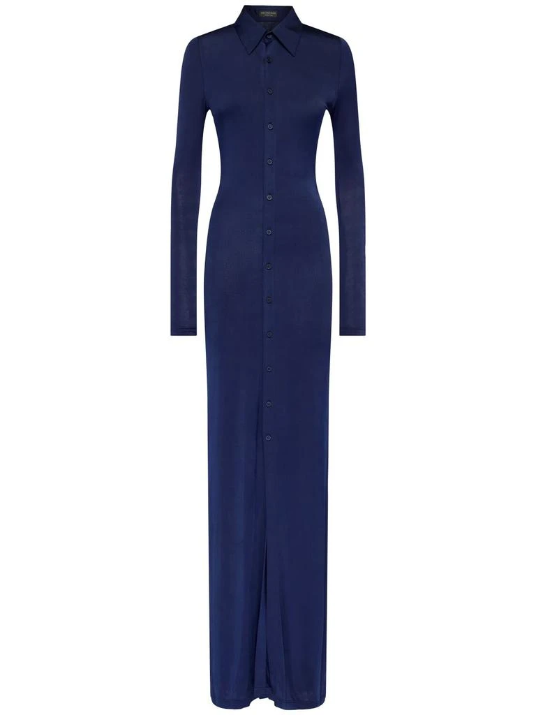 Balenciaga Stretch Fluid Jersey Maxi Dress 1