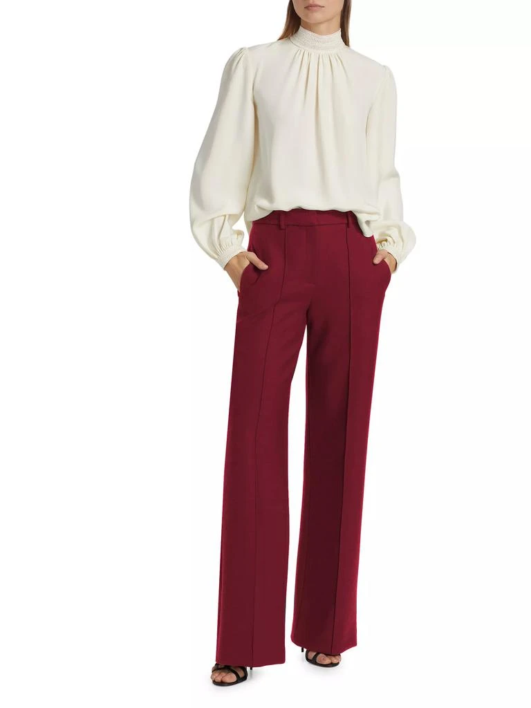 ADAM LIPPES Silk Crepe Blouse 2