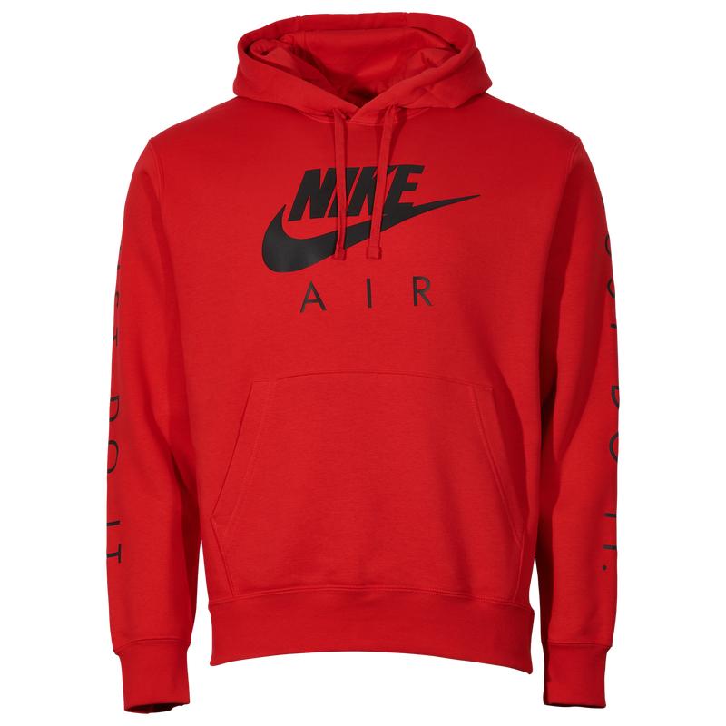 red nike hoodie champs