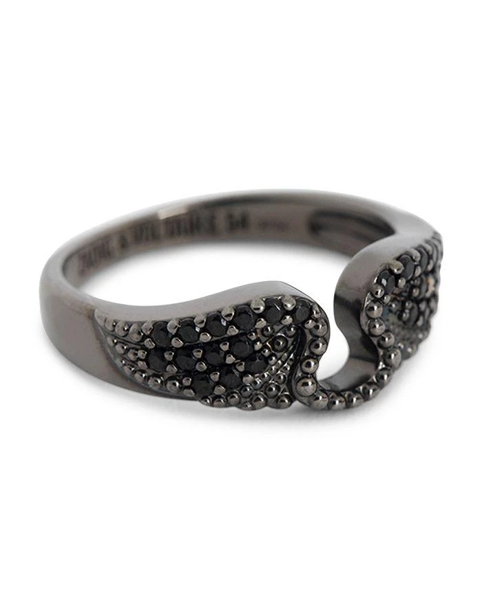 ZADIG & VOLTAIRE Rock Wings Diamante Ring 5