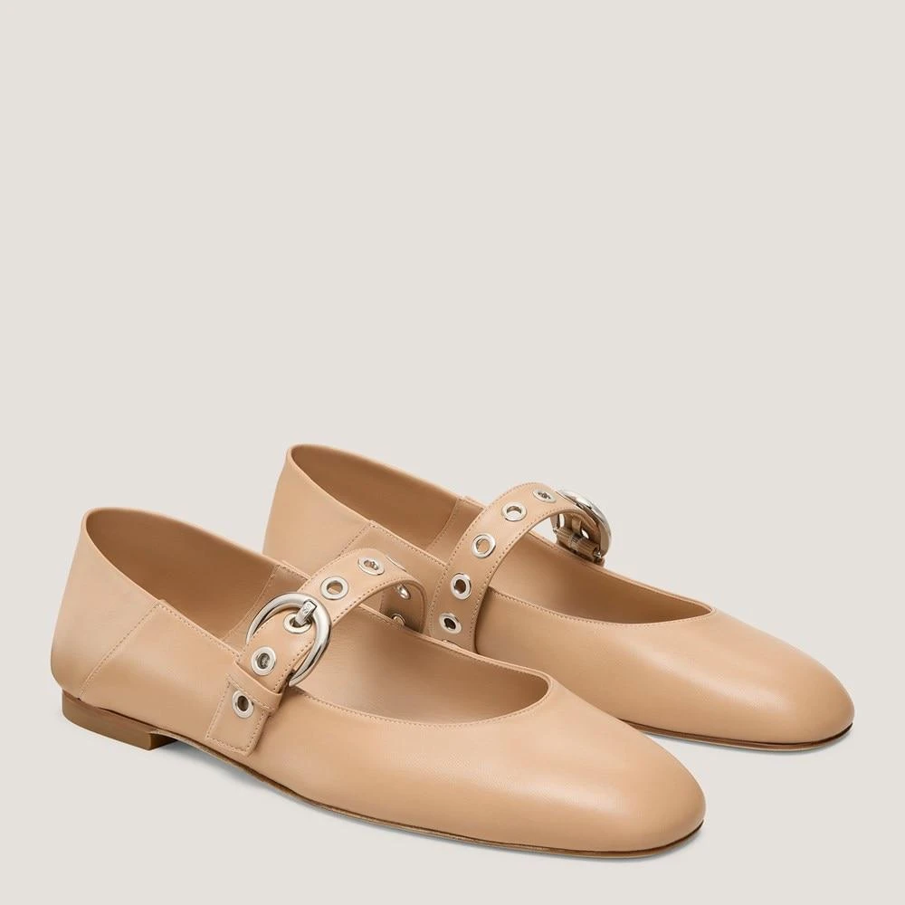 Stuart Weitzman Supermoto Mary Jane Flat