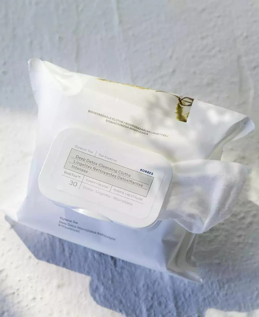 KORRES Olympus Tea Deep Detox Cleansing Cloths 2