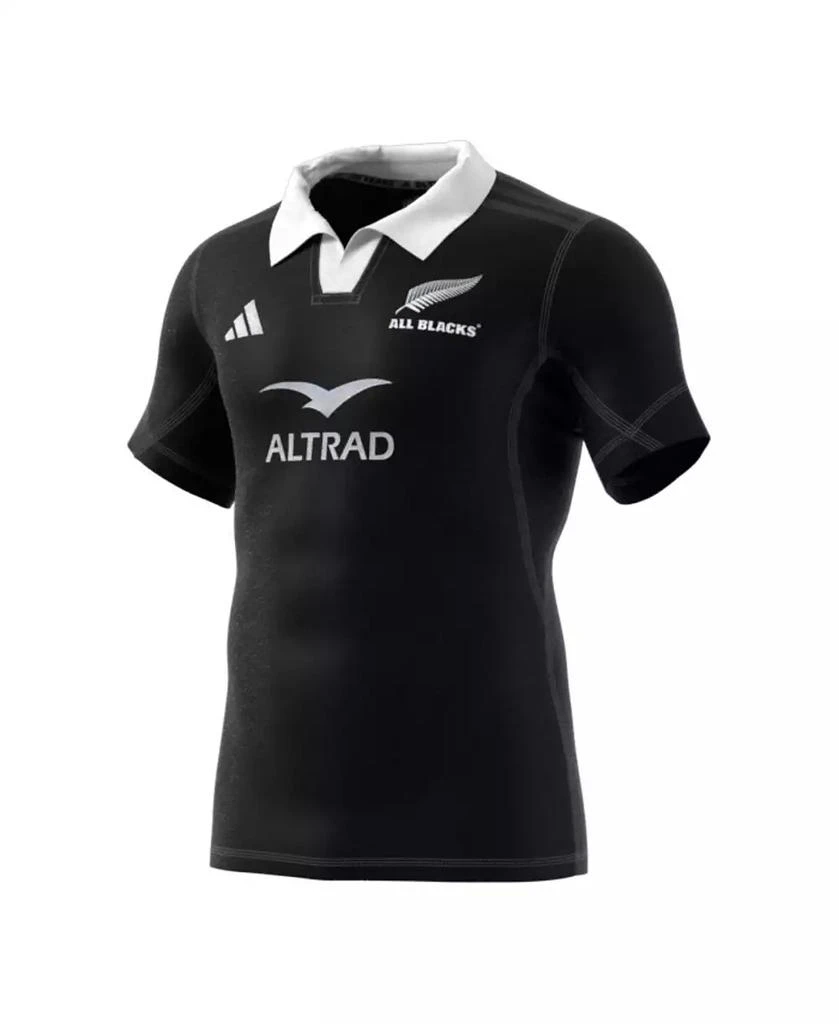 Adidas Men's Black New Zealand Rugby 2024/25 Home Authentic Jersey 3