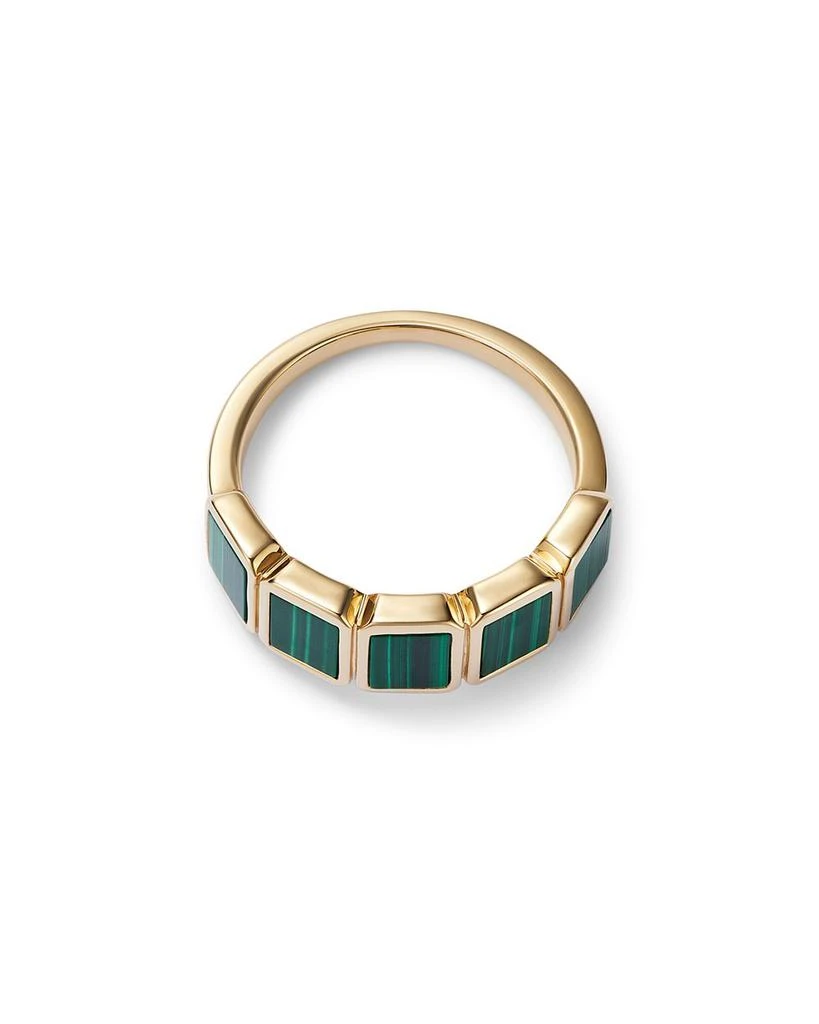 Bloomingdale's Fine Collection Malachite Ring in 14K Yellow Gold 3