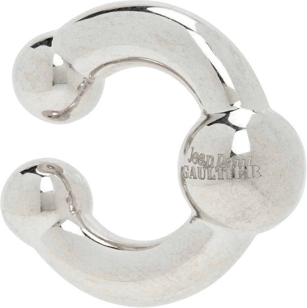 Jean Paul Gaultier Silver 'The Piercing' Ear Cuff 2