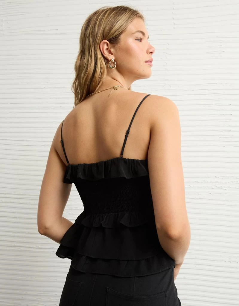 AE AE Square Neck Smocked Ruffle Cami 2