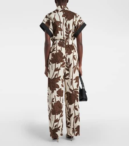 Brunello Cucinelli Printed cotton poplin cargo pants 3