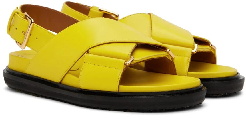 Marni Yellow Fussbett Sandals 4