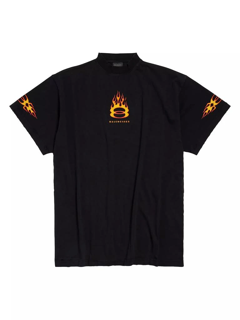 Balenciaga Burning Unity Oversized T-Shirt 1