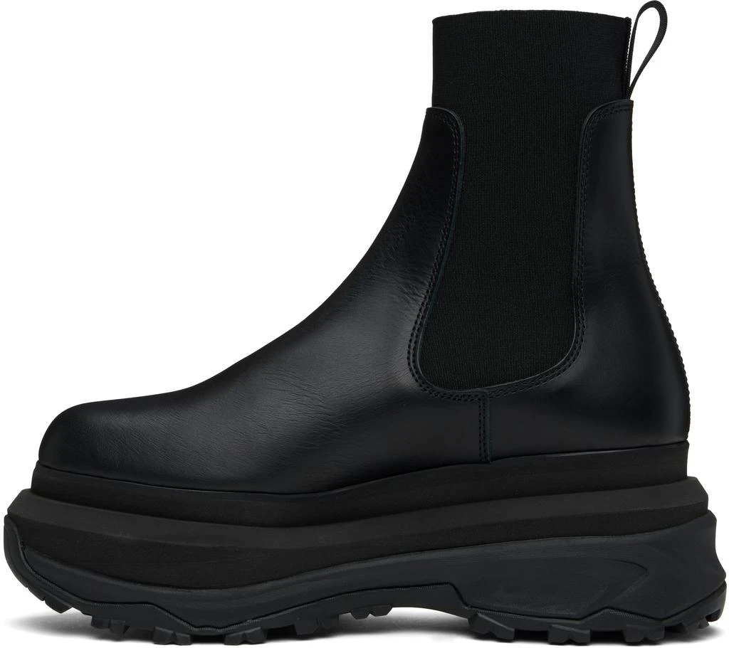 Sacai Black Leather Chelsea Boots 3